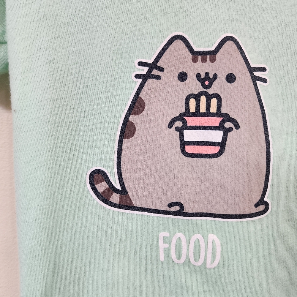 Pusheen cat my favorite things graphic short sleeve t-shirt woman's size small - Picture 2 of 8